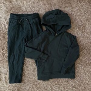 Hanna Andersson Matching Sweatsuit Hoodie and Pants Size 110 5